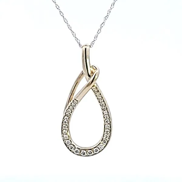 14KY Diamond Pendant Image 2 Ross Elliott Jewelers Terre Haute, IN