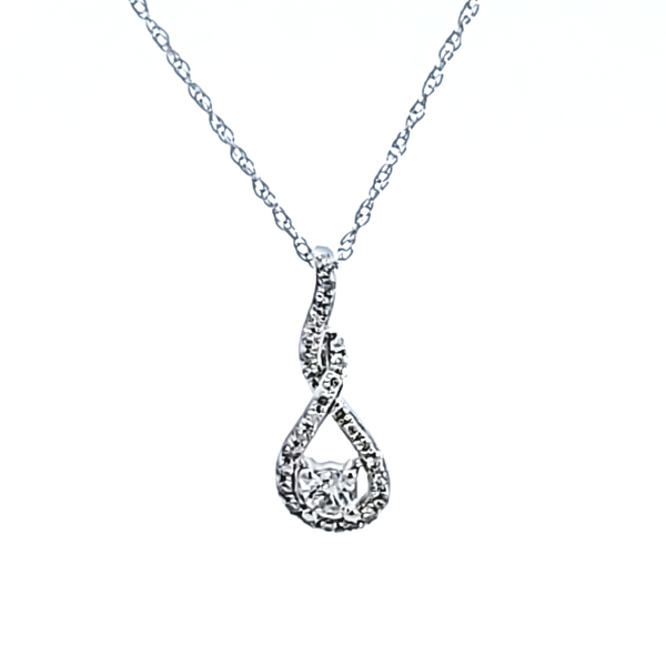 14KW Diamond Pendant Image 2 Ross Elliott Jewelers Terre Haute, IN