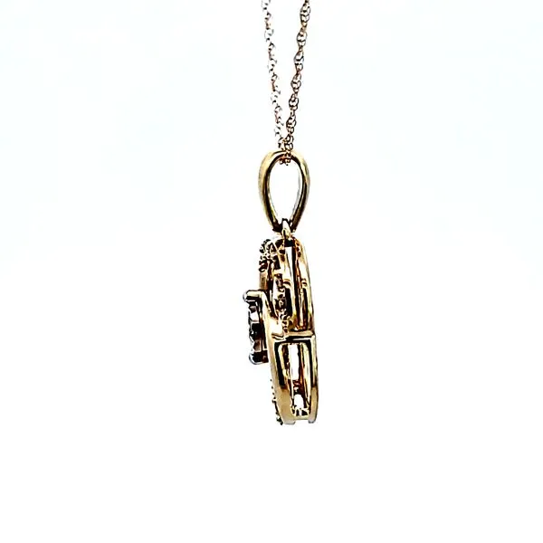 10KY Diamond Pendant Image 3 Ross Elliott Jewelers Terre Haute, IN