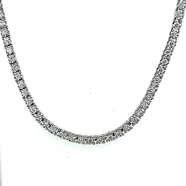 14KW Diamond Tennis Necklace Ross Elliott Jewelers Terre Haute, IN