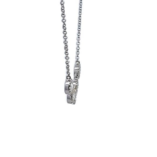 14KW Diamond Necklace Image 3 Ross Elliott Jewelers Terre Haute, IN