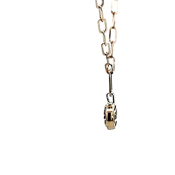14KY Diamond Link Necklace Image 4 Ross Elliott Jewelers Terre Haute, IN