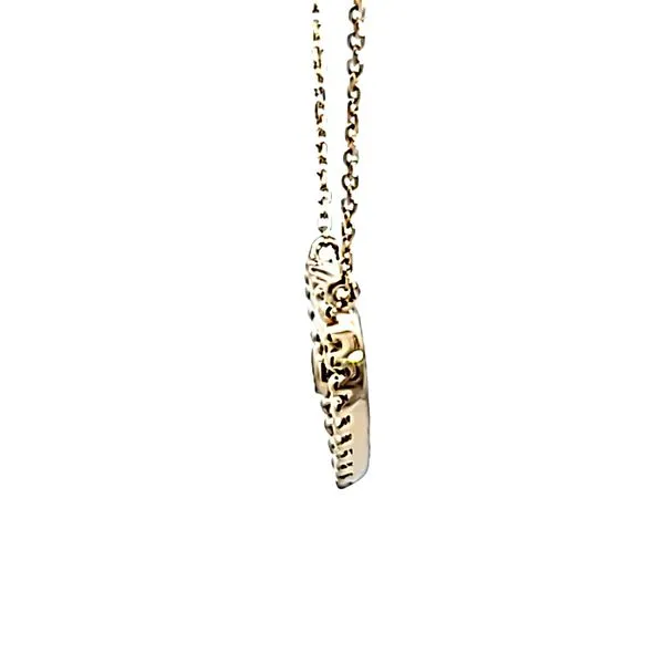 10KY Diamond Heart Necklace Image 4 Ross Elliott Jewelers Terre Haute, IN