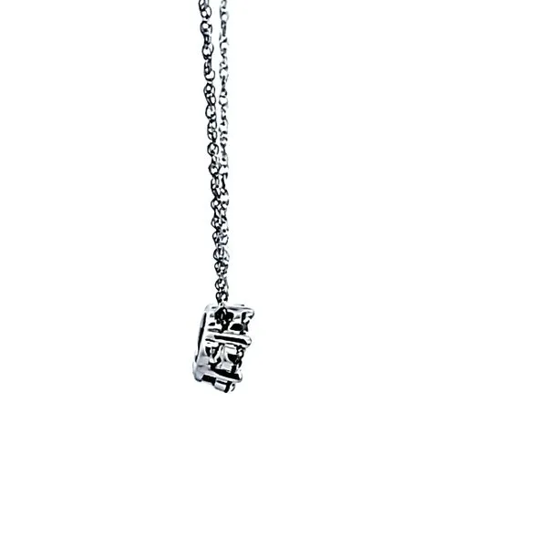 14KW Diamond Cluster Pendant Image 3 Ross Elliott Jewelers Terre Haute, IN