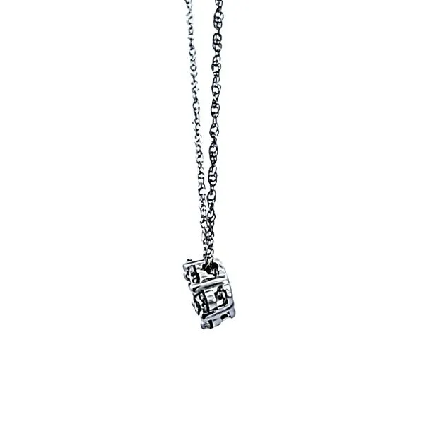 14KW Diamond Cluster Pendant Image 4 Ross Elliott Jewelers Terre Haute, IN