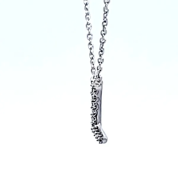 10KW Diamond Initial L Necklace Image 4 Ross Elliott Jewelers Terre Haute, IN