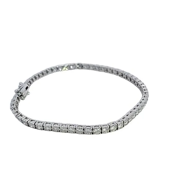 14KW Diamond Tennis Bracelet Image 3 Ross Elliott Jewelers Terre Haute, IN