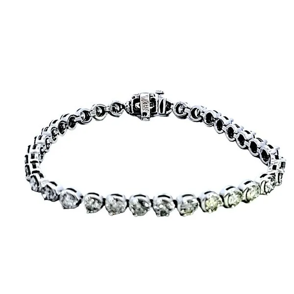 14KW Diamond Bracelet Image 2 Ross Elliott Jewelers Terre Haute, IN