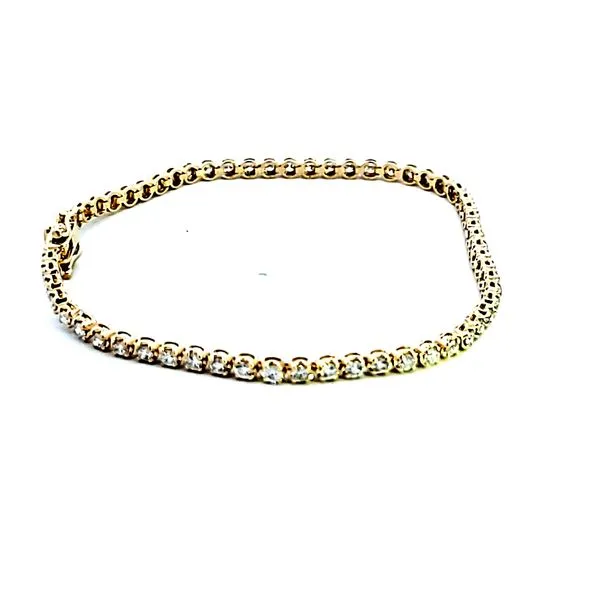 14KY Diamond Tennis Bracelet Image 3 Ross Elliott Jewelers Terre Haute, IN