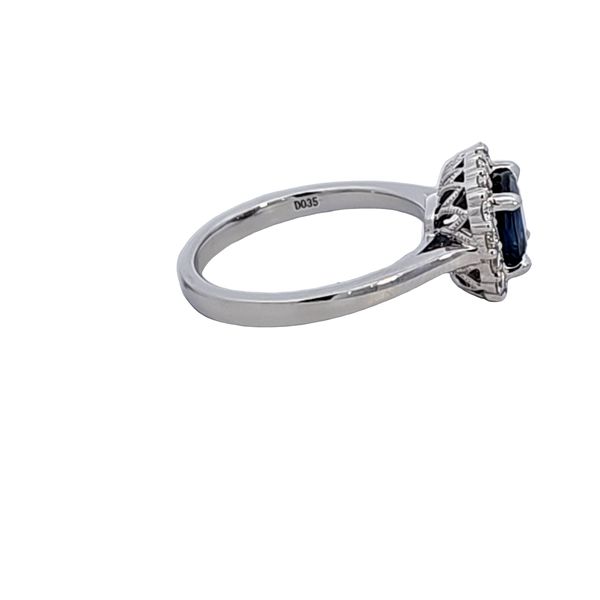 14KW Sapphire and Diamond Fashion Ring Image 3 Ross Elliott Jewelers Terre Haute, IN