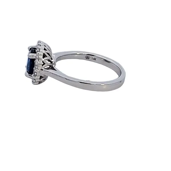 14KW Sapphire and Diamond Fashion Ring Image 4 Ross Elliott Jewelers Terre Haute, IN