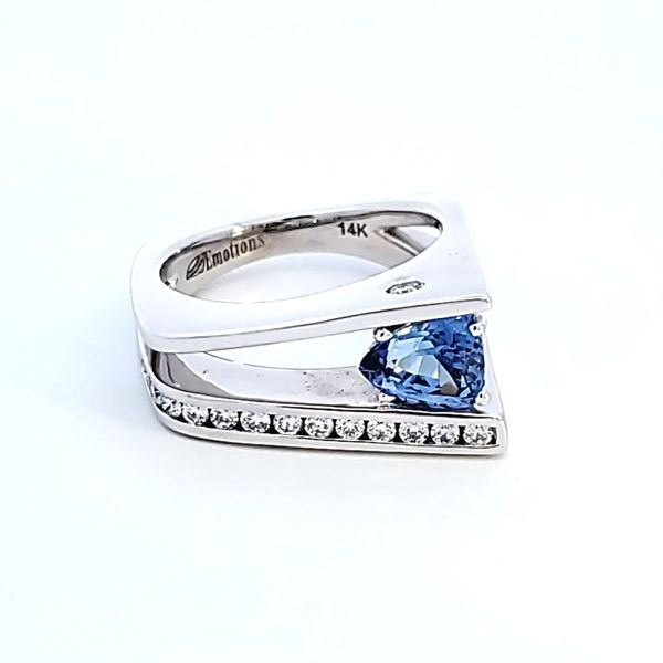 14KW Sapphire Fashion Ring Image 2 Ross Elliott Jewelers Terre Haute, IN