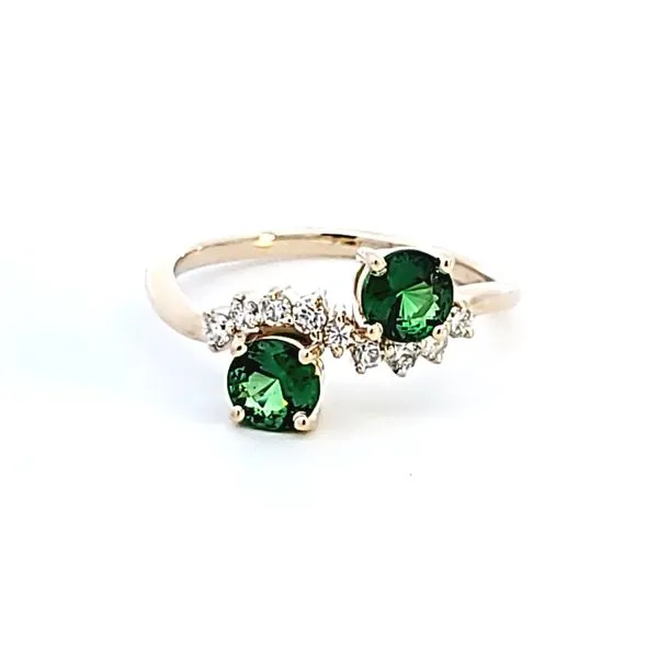 14KY Green Sapphire Fashion Ring Image 2 Ross Elliott Jewelers Terre Haute, IN