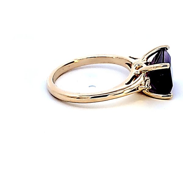 14KY Emerald Cut Amethyst Fashion Ring Image 3 Ross Elliott Jewelers Terre Haute, IN