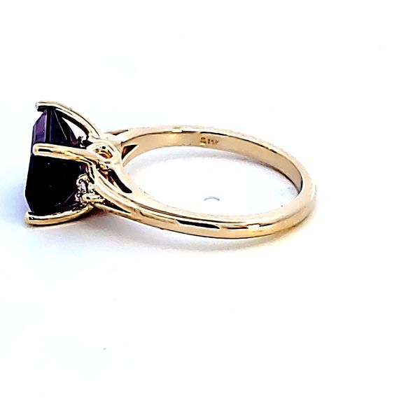14KY Emerald Cut Amethyst Fashion Ring Image 4 Ross Elliott Jewelers Terre Haute, IN