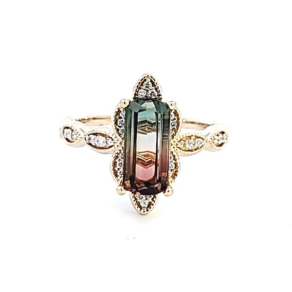 14KY Bi-Color Tourmaline Fashion Ring Image 2 Ross Elliott Jewelers Terre Haute, IN