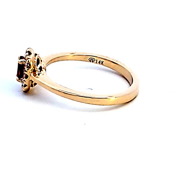 14KY Oval Ruby Fashion Ring Image 4 Ross Elliott Jewelers Terre Haute, IN