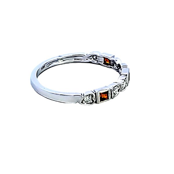 10KW Citrine and Diamond Birthstone Fashion Ring Image 3 Ross Elliott Jewelers Terre Haute, IN