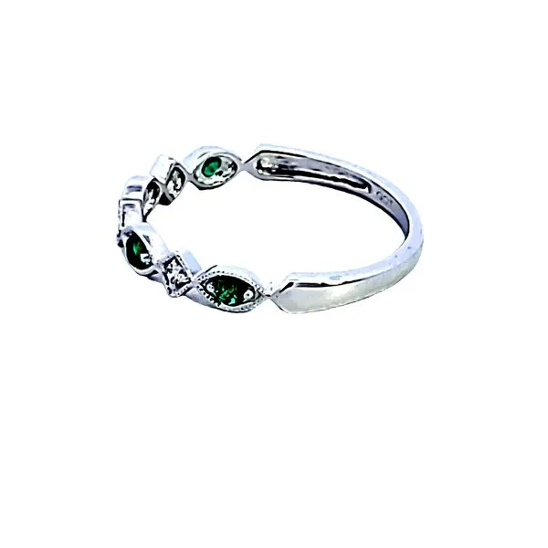 10KW Emerald and Diamond Birthstone Fashion Ring Image 4 Ross Elliott Jewelers Terre Haute, IN