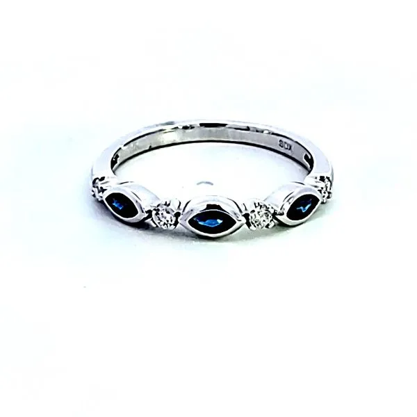 10KW Sapphire and Diamond Fashion Ring Image 2 Ross Elliott Jewelers Terre Haute, IN