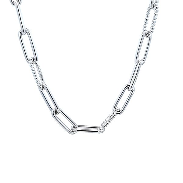 Sterling Silver Bujukan Link Chain Image 2 Ross Elliott Jewelers Terre Haute, IN
