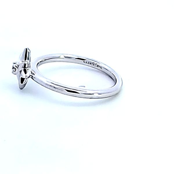Sterling Silver Star Diamond Ring Image 4 Ross Elliott Jewelers Terre Haute, IN