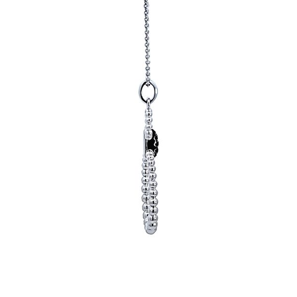 Sterling Silver Bujukan Link Drop Necklace Image 3 Ross Elliott Jewelers Terre Haute, IN