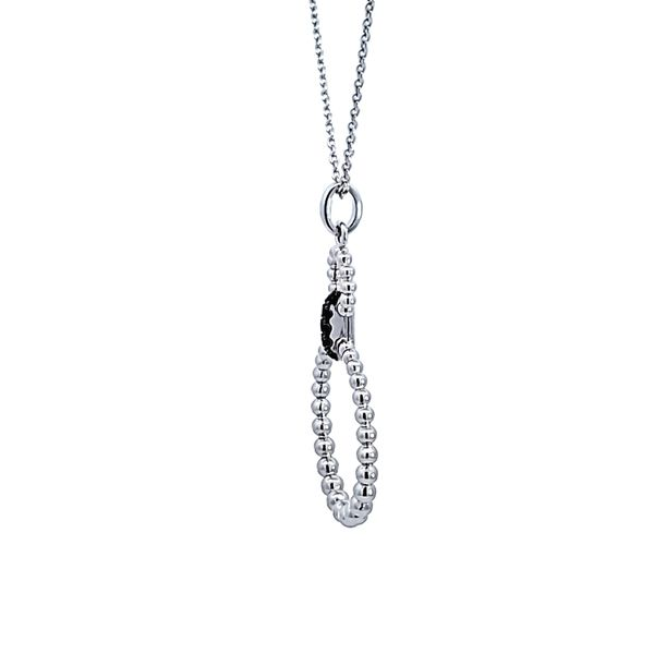 Sterling Silver Bujukan Link Drop Necklace Image 4 Ross Elliott Jewelers Terre Haute, IN