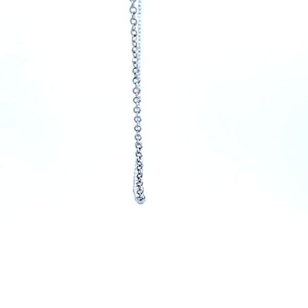 Sterling Silver Bujukan Beaded Curved Bar Necklace Image 3 Ross Elliott Jewelers Terre Haute, IN