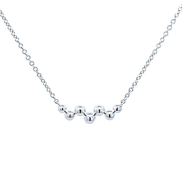 Sterling Silver Bujukan Bar Necklace Image 2 Ross Elliott Jewelers Terre Haute, IN