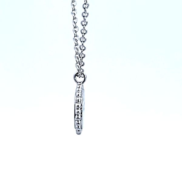 Sterling Silver Diamond Bujukan Cross Necklace Image 4 Ross Elliott Jewelers Terre Haute, IN