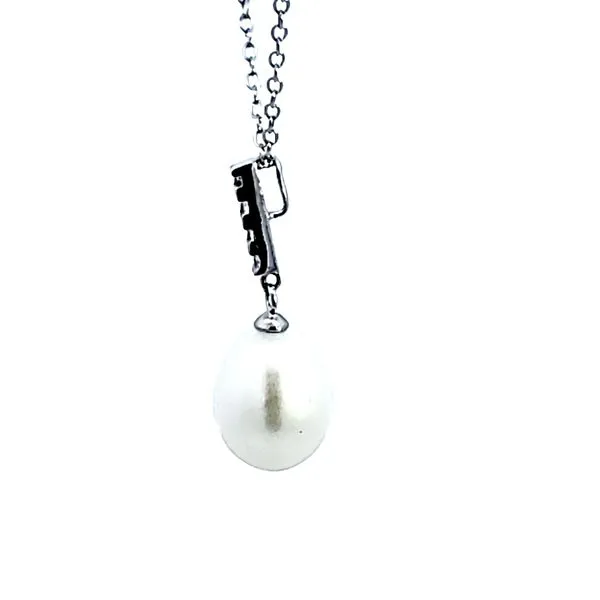 Sterling Silver Pearl Pendant Image 4 Ross Elliott Jewelers Terre Haute, IN