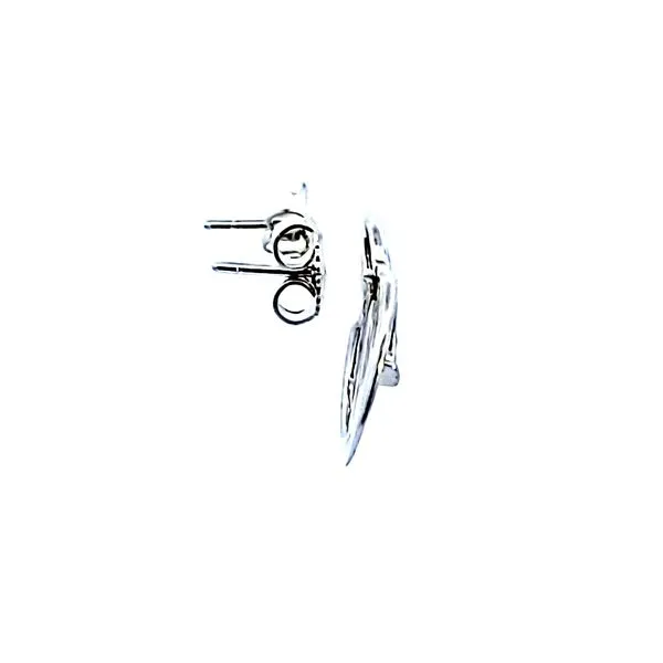 Sterling Silver Posy Earrings Image 3 Ross Elliott Jewelers Terre Haute, IN