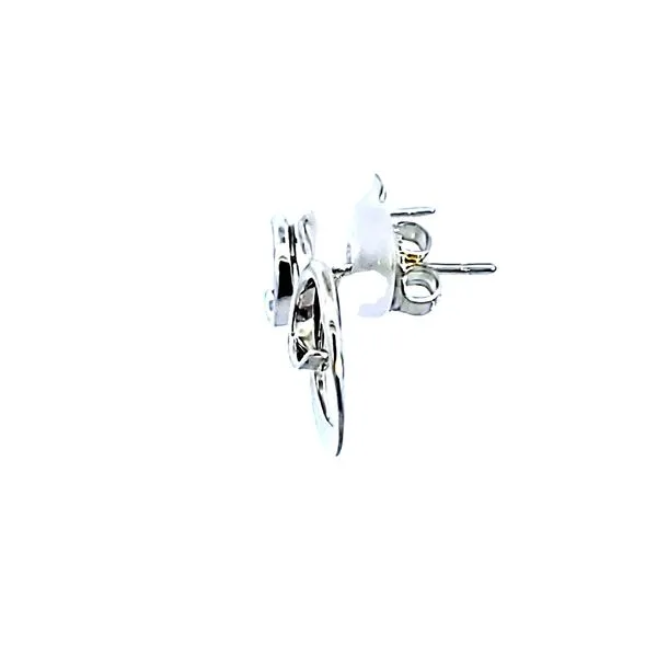 Sterling Silver Posy Earrings Image 4 Ross Elliott Jewelers Terre Haute, IN