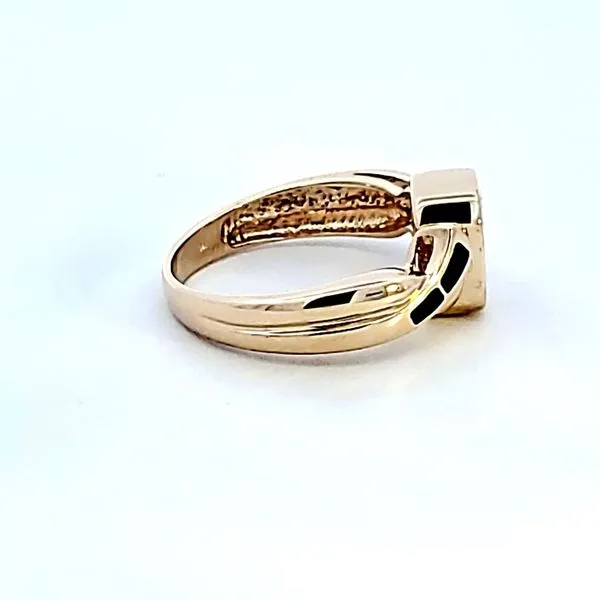 14KY Opal and Tanzanite Reversible Estate Ring Image 3 Ross Elliott Jewelers Terre Haute, IN