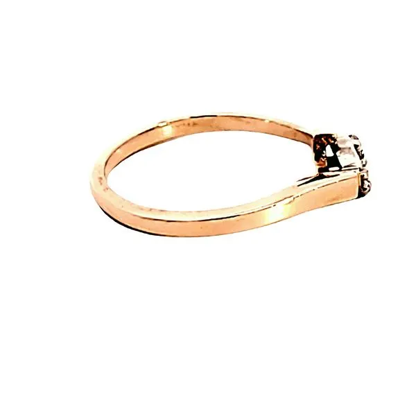 14KY Diamond Estate Wedding Band Image 3 Ross Elliott Jewelers Terre Haute, IN