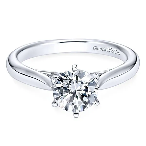 Solitaire Engagement Ring Sam Dial Jewelers Pullman, WA