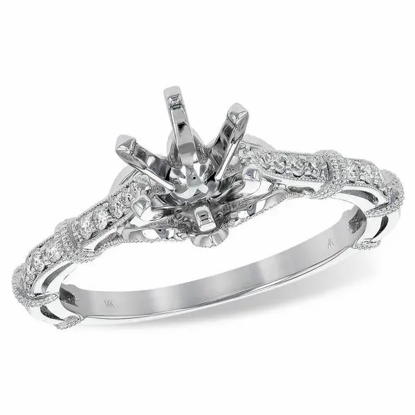 Miligrain Detailed Engagement Ring Sam Dial Jewelers Pullman, WA