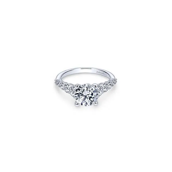 White Gold Solitaire Engagement Ring Sam Dial Jewelers Pullman, WA