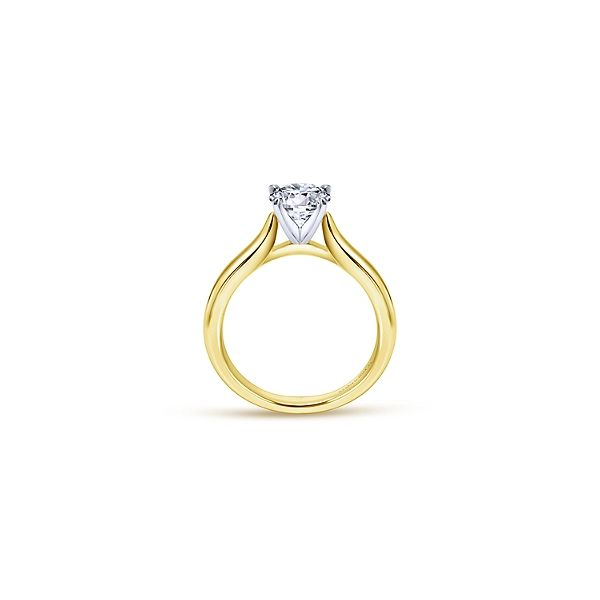Yellow Gold Solitaire Engagement Ring Sam Dial Jewelers Pullman, WA