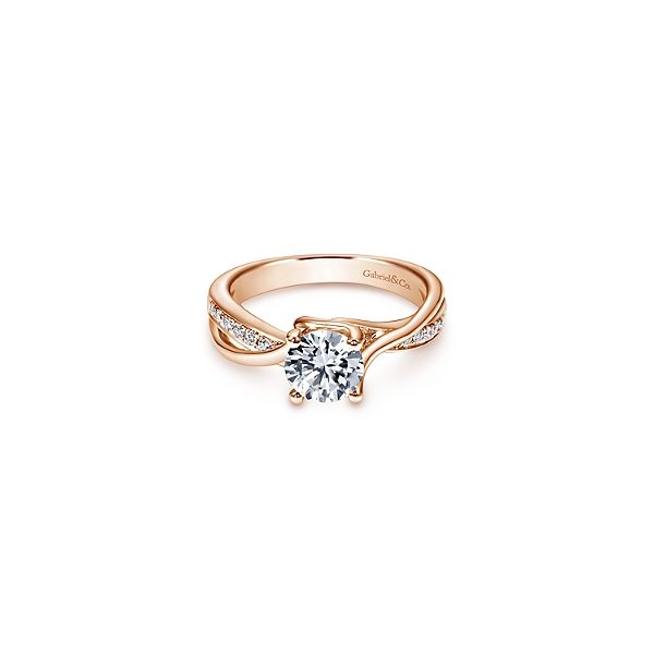 Rose Gold Diamond Engagement Ring Sam Dial Jewelers Pullman, WA