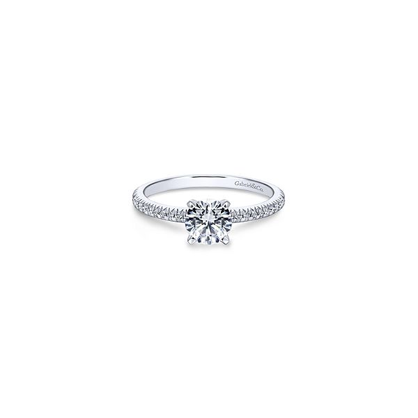 White Gold Diamond Engagement Ring Sam Dial Jewelers Pullman, WA
