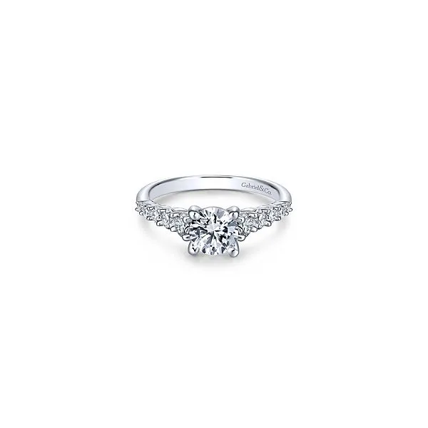 White Gold Diamond Engagement Ring Sam Dial Jewelers Pullman, WA