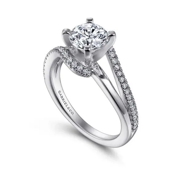 White Gold Engagement Ring Image 2 Sam Dial Jewelers Pullman, WA