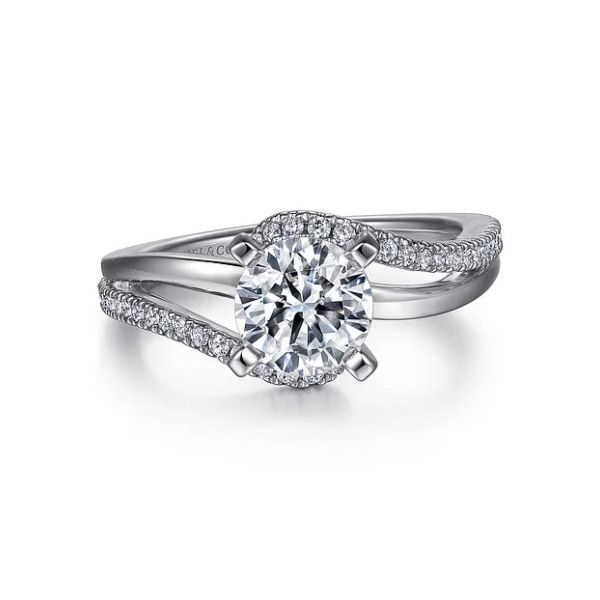 White Gold Engagement Ring Sam Dial Jewelers Pullman, WA