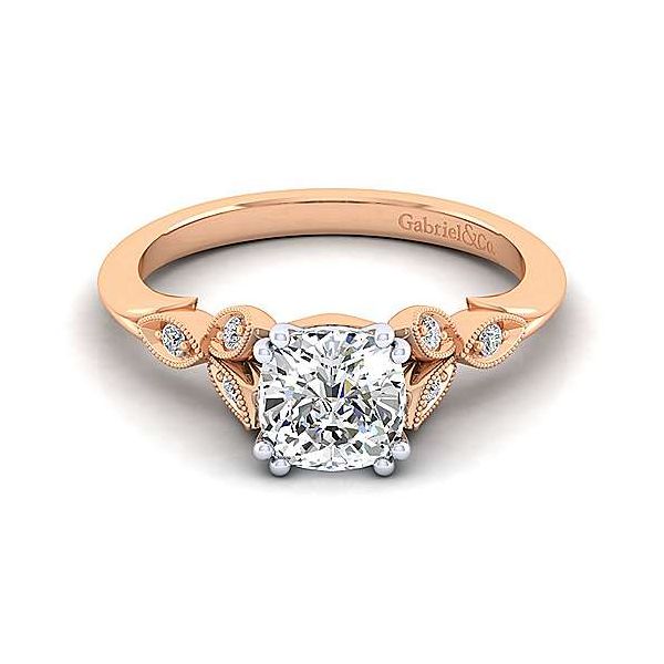 FAIRYTALE INSPIRED ENGAGEMENT RING IN ROSE GOLD Sam Dial Jewelers Pullman, WA