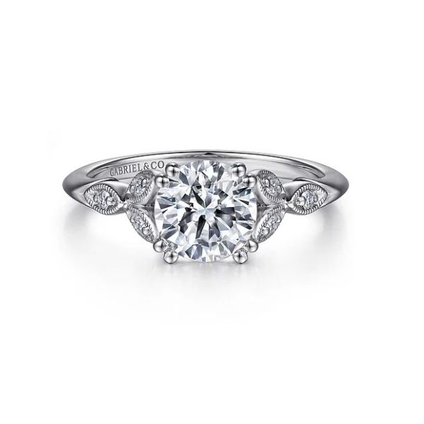 FAIRYTALE INSPIRED ENGAGEMENT RING IN WHITE GOLD Sam Dial Jewelers Pullman, WA