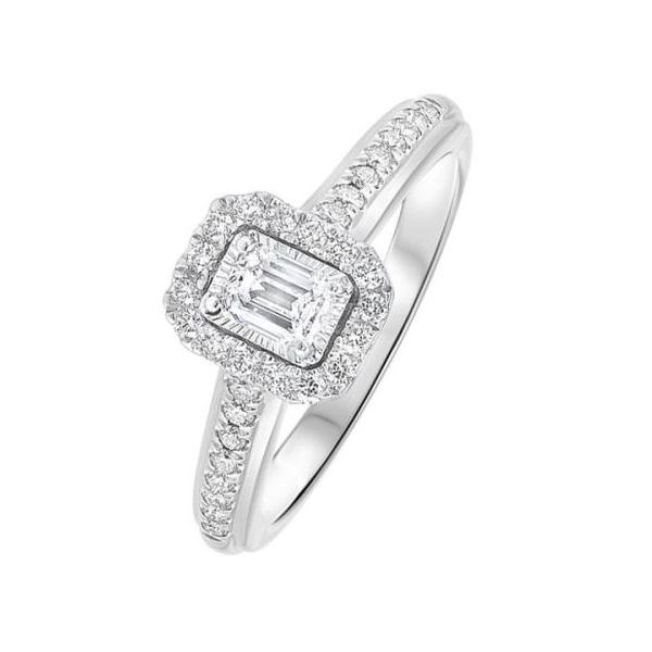 Emerald Cut Diamond Ring Sam Dial Jewelers Pullman, WA