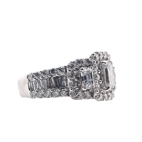 Diamond Baguette Engagement Ring Image 2 Sam Dial Jewelers Pullman, WA