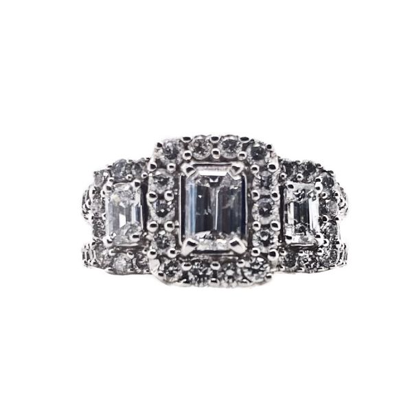 Diamond Baguette Engagement Ring Sam Dial Jewelers Pullman, WA